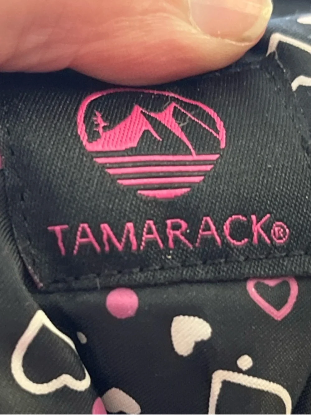 Tamarack Girls Winter Duck Boots Hearts Print Thinsulate Insulated Snow Boots 3